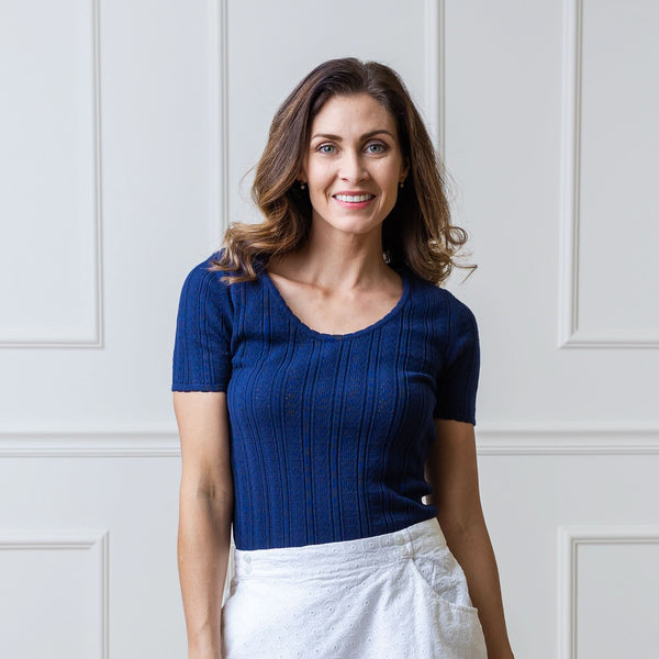 scoop-neck-sweater-top Sophia's StyleSweaters-1